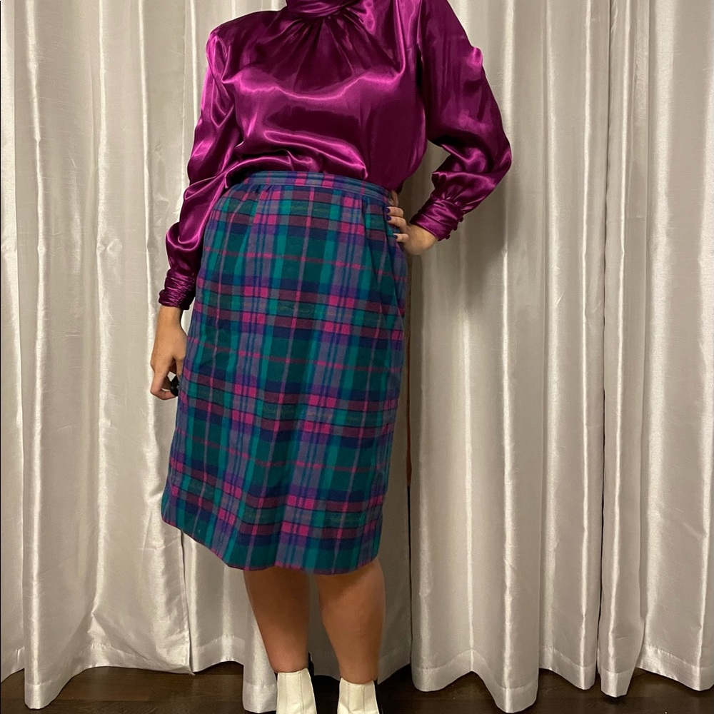 Vintage Pendleton Wool Skirt